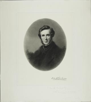 Portrait engraving of Sir Robert Rawlinson