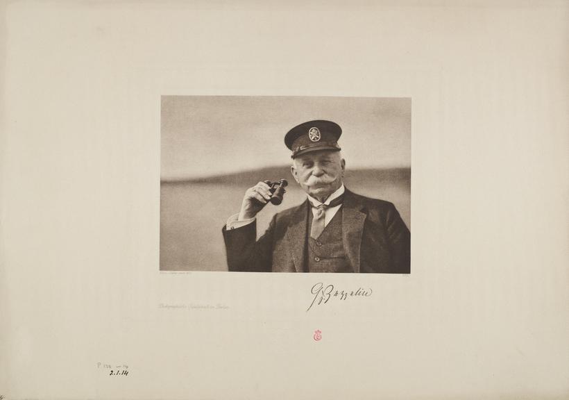 Photogravure of Ferdinand Graf von Zeppelin
