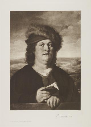 Portrait, photogravure, Theophrastus Paracelsus / Photographische Gesellschaft Berlin