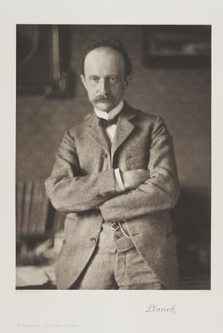 Portrait, photogravure, Max Planck / Photographische Gesellschaft Berlin