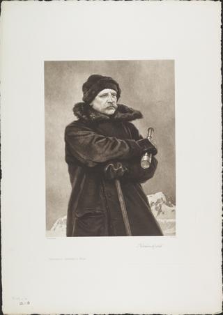 Photogravure of Nils Adolf Erik Nordenskjold