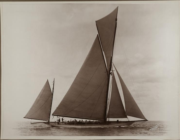 photograph of \"Bona\" yawl.