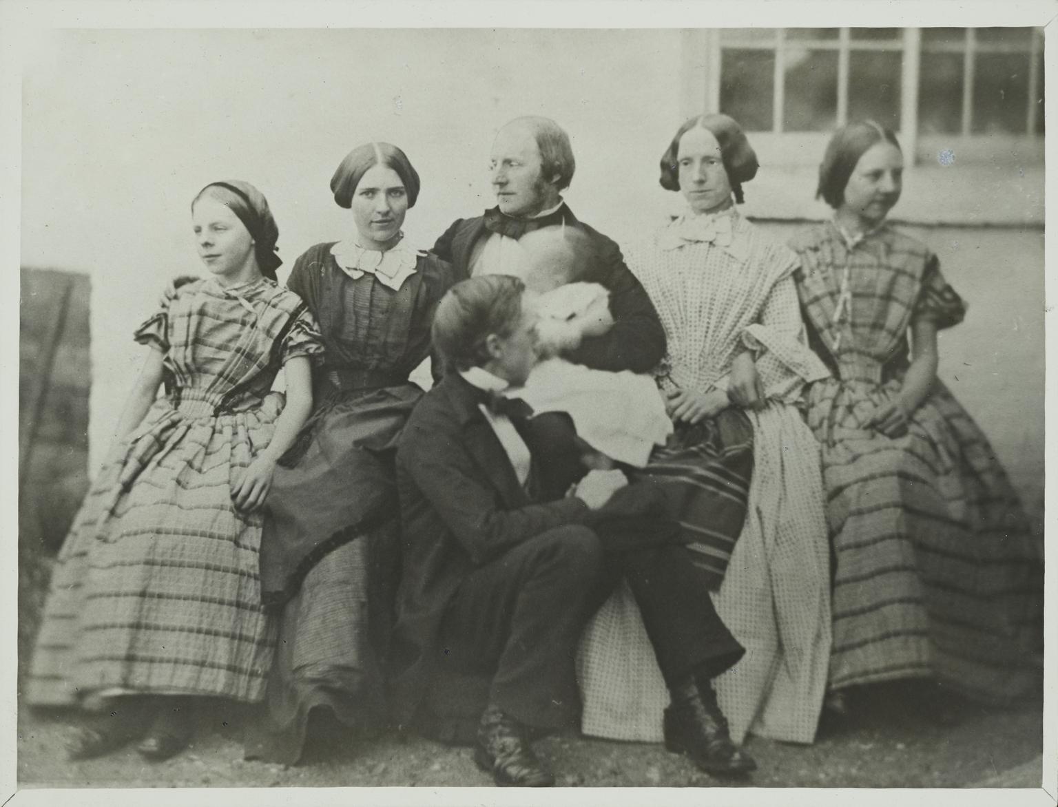 Photograph: Alexander Parkes' wife and family taken at Pembrey