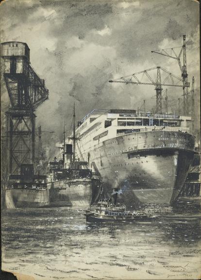 Queen Elizabeth at Clydebank