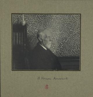 Portrait photograph of Augustus George Vernon Harcourt, 1914