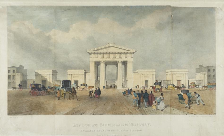 Print of London and Birmingham Railway