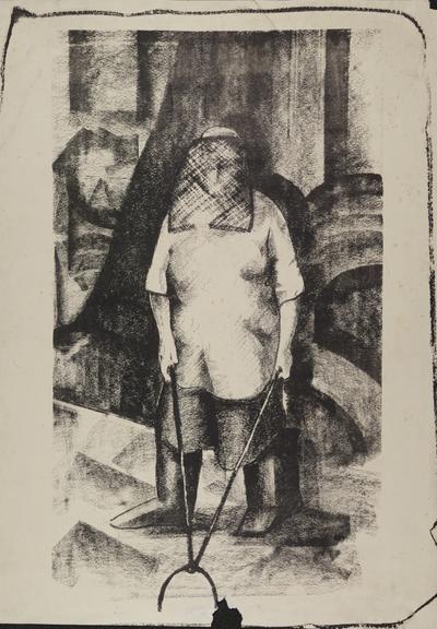 Lithograph, 'The Iron Man'