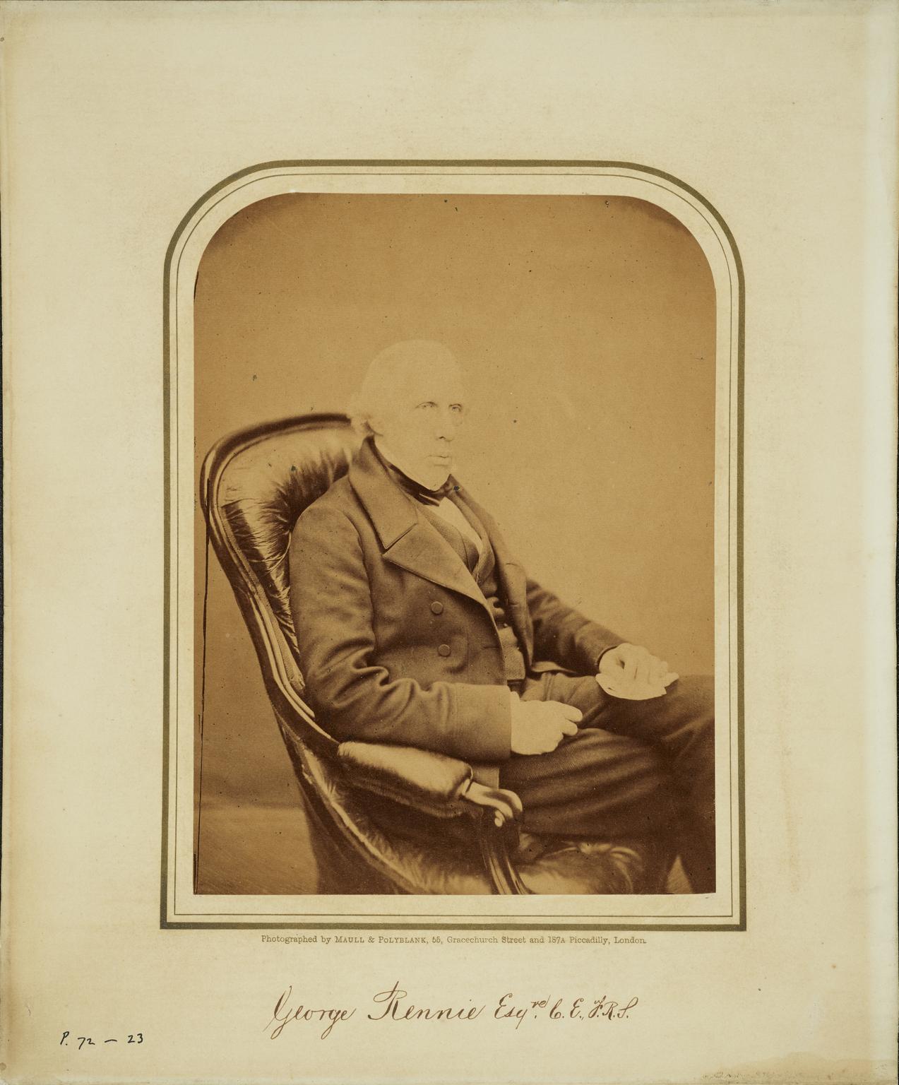 George Renslow Portrait albumen photograph of Rennie George | Science Museum Group ...