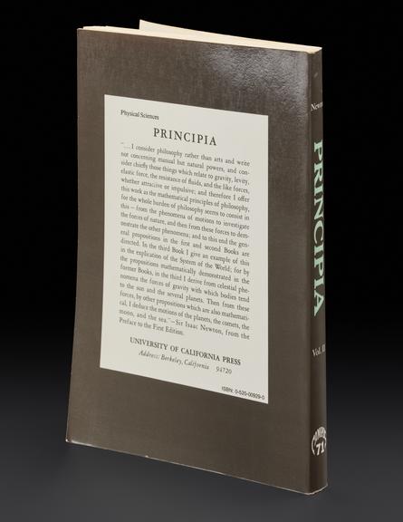 Book: Isaac Newton's Principia Mathematica (Vol II) in its first