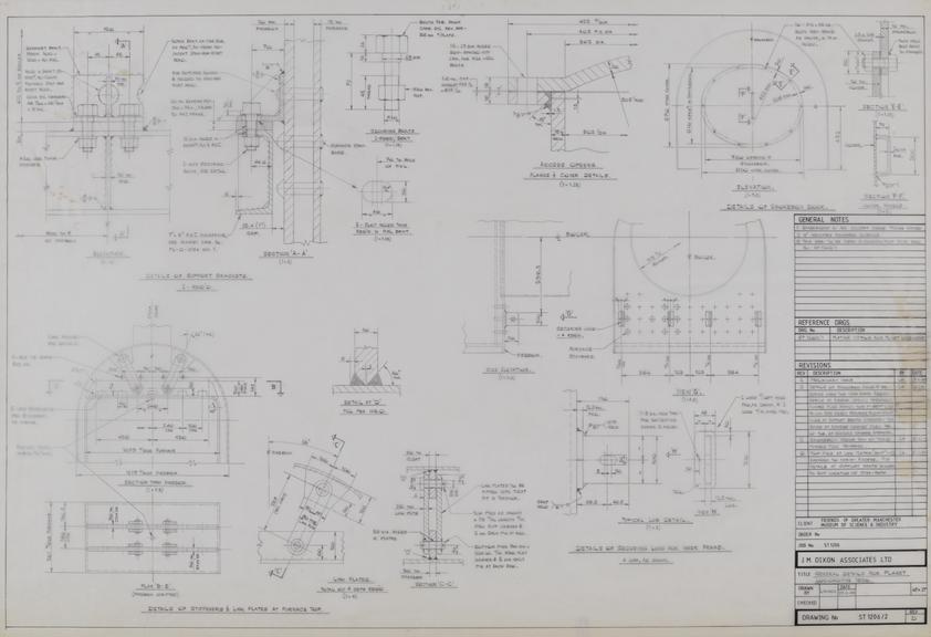 Drawing of general details, Planet locomotive