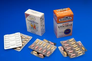 'Junior Vitachieve' minerals and vitamins, England, 1991