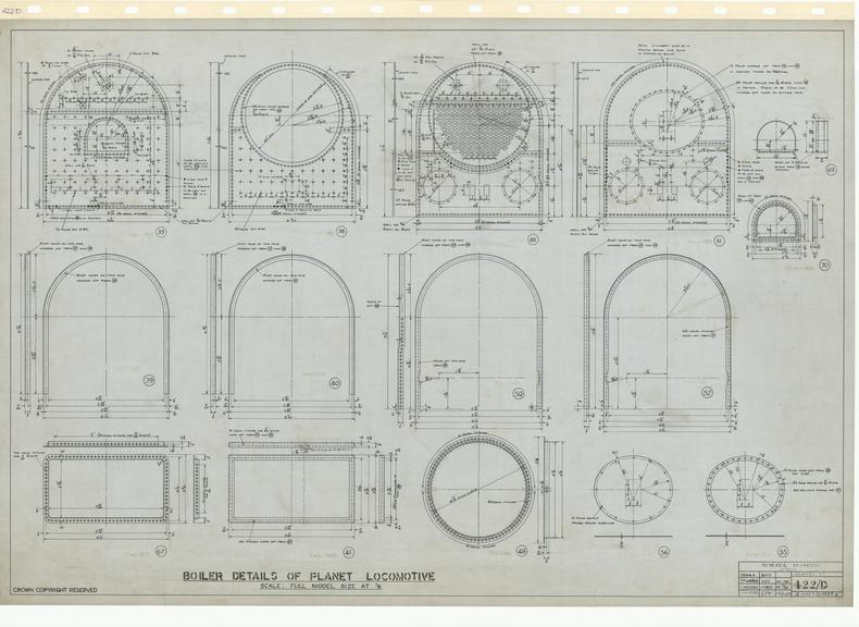 Boiler Details of Planet Locomotive