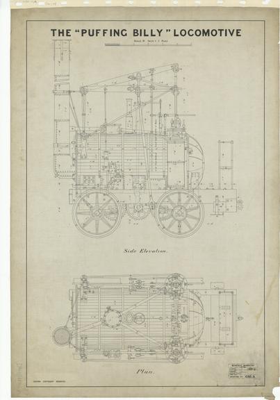 The "Puffing Billy" Locomotive