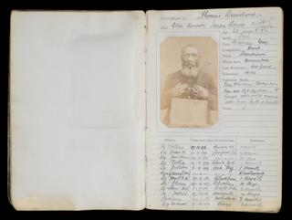 Criminal record sheet