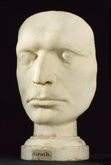 Phrenological head labelled 'Strath'