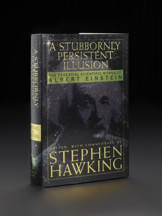 Book: compilation of Einstein's scientific works edited and commented by Stephen Hawking