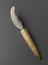 Clitoridectomy knife, metal and wood, from Banda tribe, Ganza