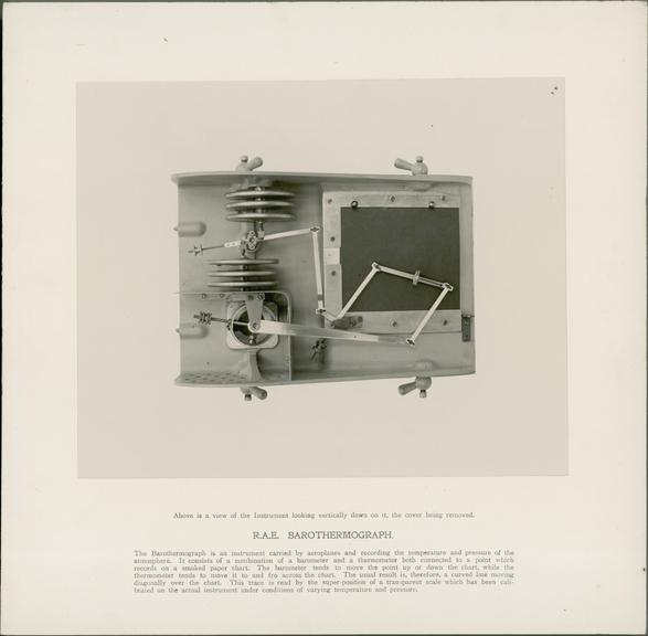 A photograph of RAE barothermograph