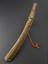 Symbolic wooden doctors sword in form of scabbard and handle