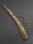 Symbolic wooden doctors sword in form of scabbard and handle