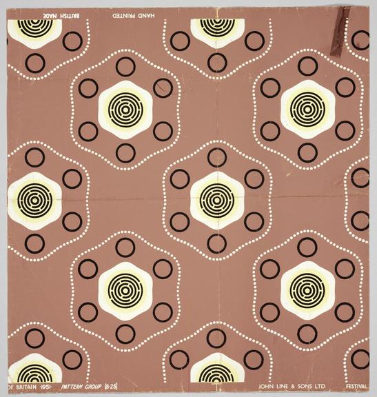 Festival Pattern Group Wallpaper, 1951 (wallpaper sample)