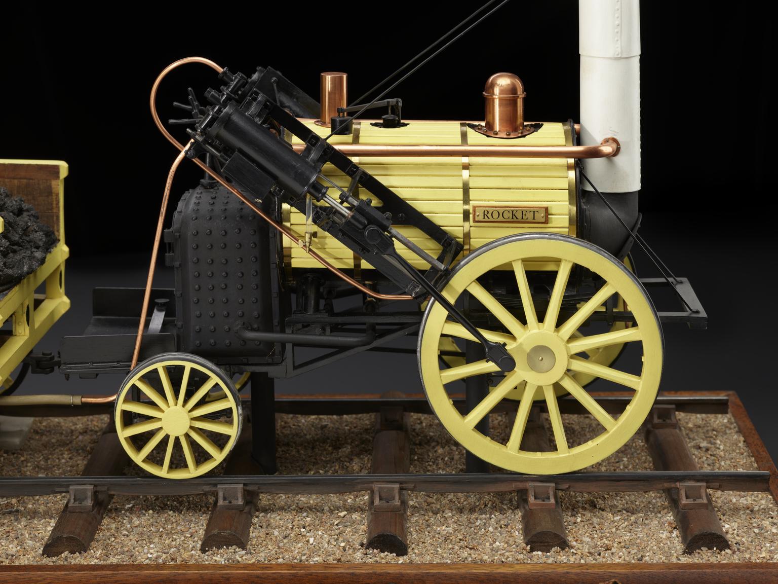 George Stephenson Model Model of Stephenson's Rocket | Science Museum Group Collection