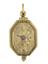 Octagonal rock crystal-cased watch with gold mounts by David