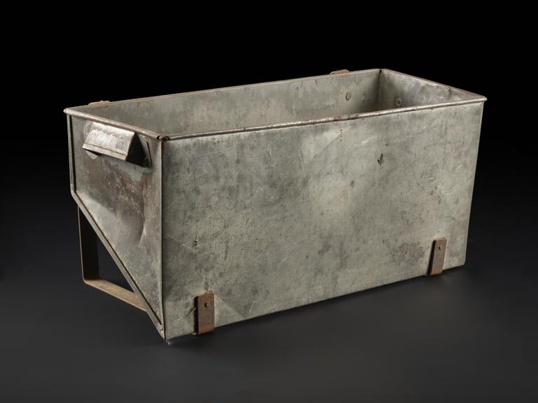 Doffing can, about 1900.