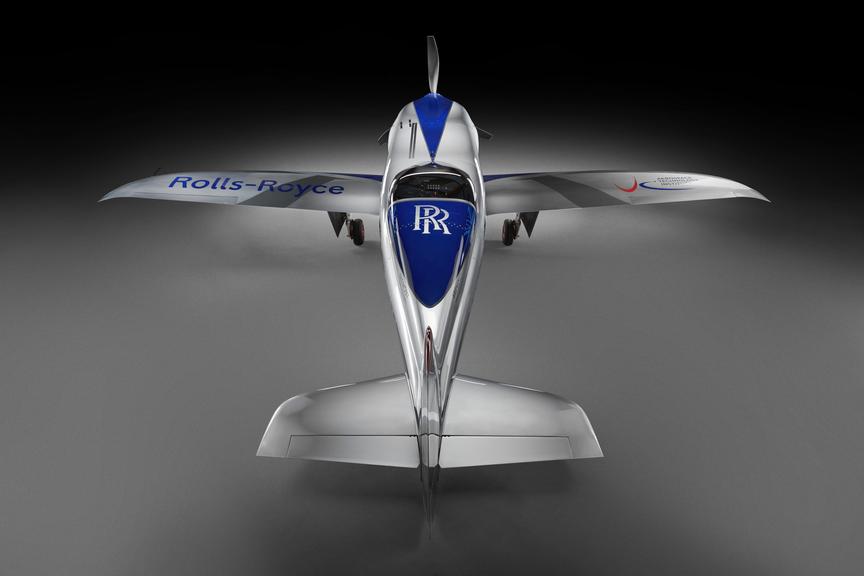 Airframe for Rolls Royce 'Spirit of Innovation' electric aircraft