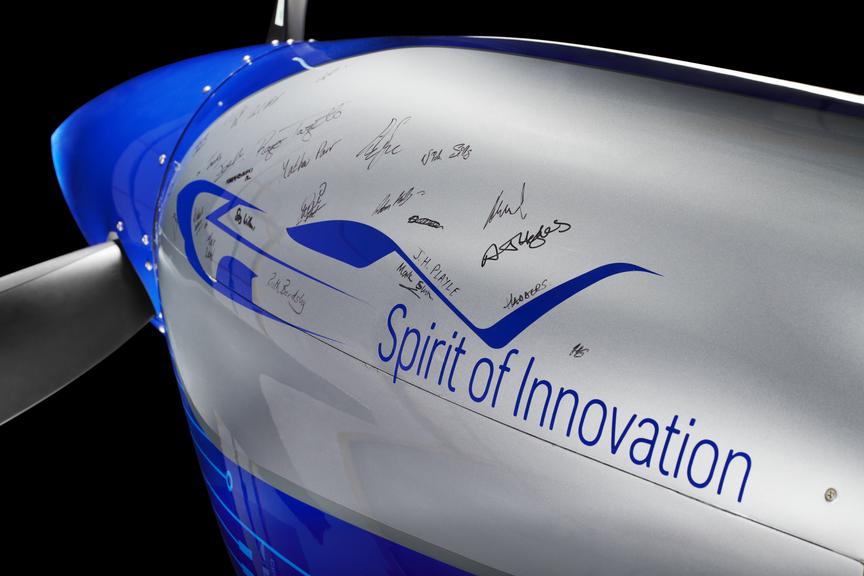 Airframe for Rolls Royce 'Spirit of Innovation' electric aircraft