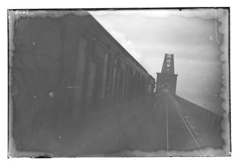 The Forth Bridge as seen from the Flying Scotsman