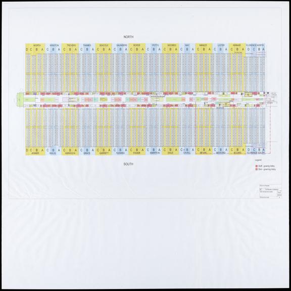 Architectural plan 1:500 for the NHS Nightingale Hospital