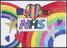 A4 image of a rainbow and the words "We heart our NHS"
