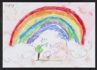 Rainbow picture "Get Well Soon"