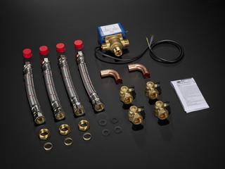 Valves and Fittings for Installation Kit for Shoebox Heat Pump