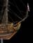 Whole model, full rigged, of ship of the line, H.M.S. 'Prince'