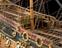 Whole model, full rigged, of ship of the line, H.M.S. 'Prince'