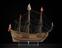Whole model, full rigged, of ship of the line, H.M.S. 'Prince'
