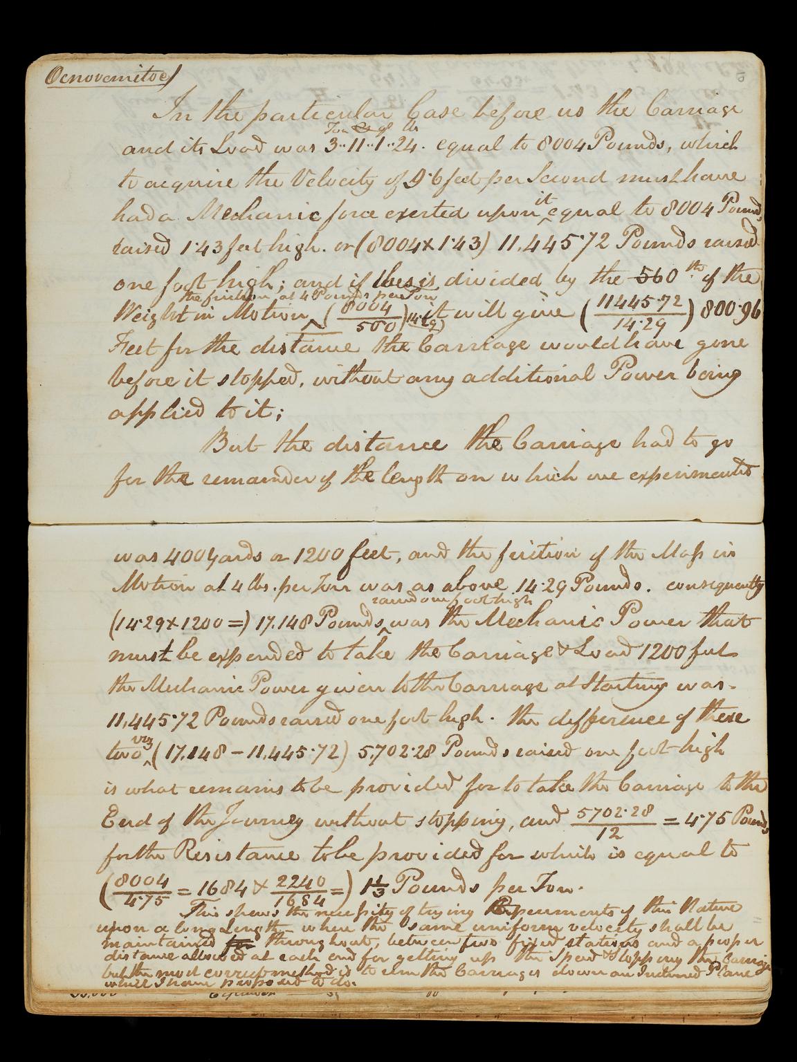 John Henry Rast Pages 10 and 11 of the Notebook of John Urpeth Rastrick | Science ...
