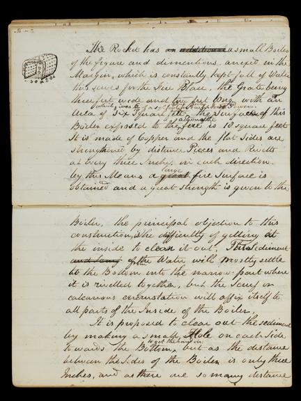 Pages 64 and 65 of the Notebook of John Urpeth Rastrick