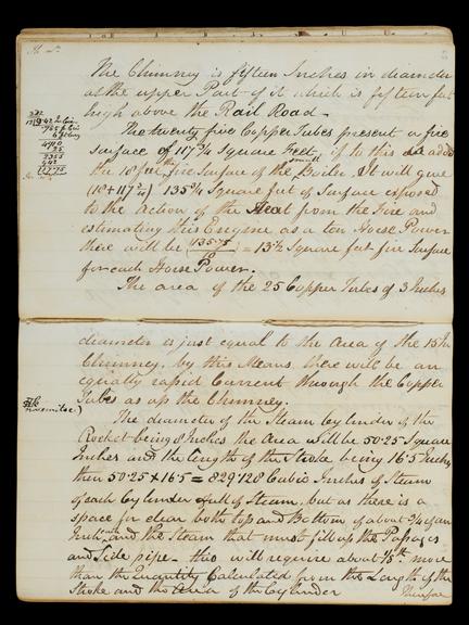 Pages 68 and 69 of the Notebook of John Urpeth Rastrick