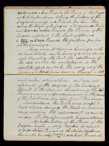 Pages 78 and 79 of the Notebook of John Urpeth Rastrick