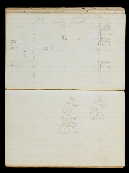 Pages 96 and 97 of the Notebook of John Urpeth Rastrick