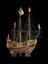 Whole model, full rigged, of ship of the line, H.M.S. 'Prince' (sailing ship; warship; ship model)