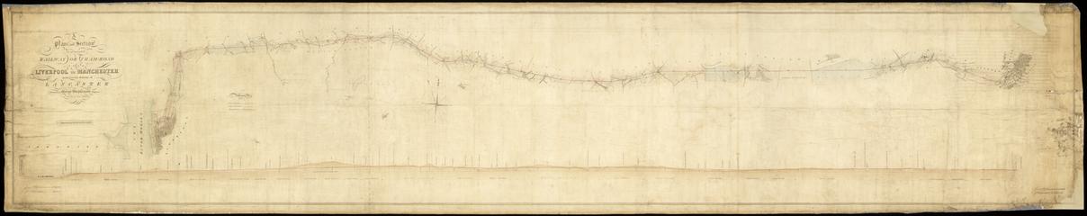 Liverpool and Manchester Railway Plan 1824