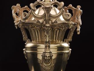 Two paraffin lamps, c 1860-1910.