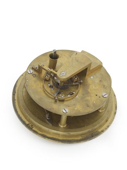 Marine chronometer movement by Brockbanks (clock movement; cross detent)