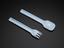 Spoon and fork set for babies (cutlery)