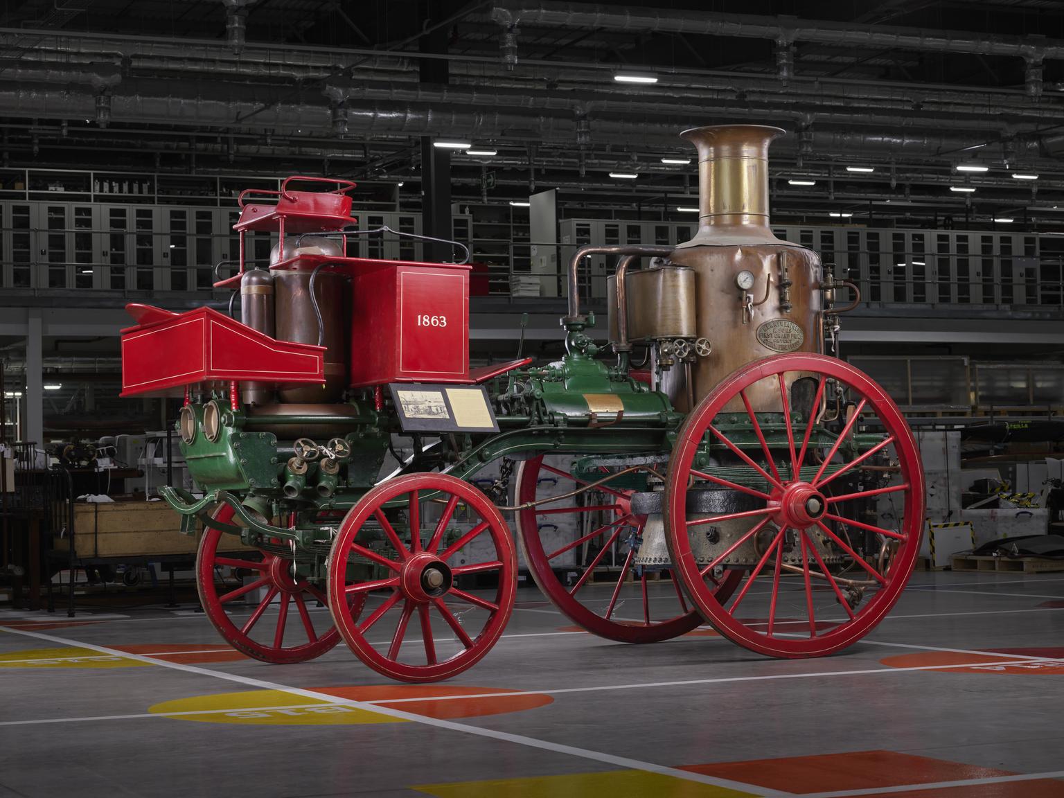 Styer Fire Engine 'Sutherland' steam fire engine | Science Museum Group Collection