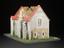 Model of stone built manor house at Little Chesterford